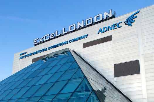 Front of the ExCeL London building