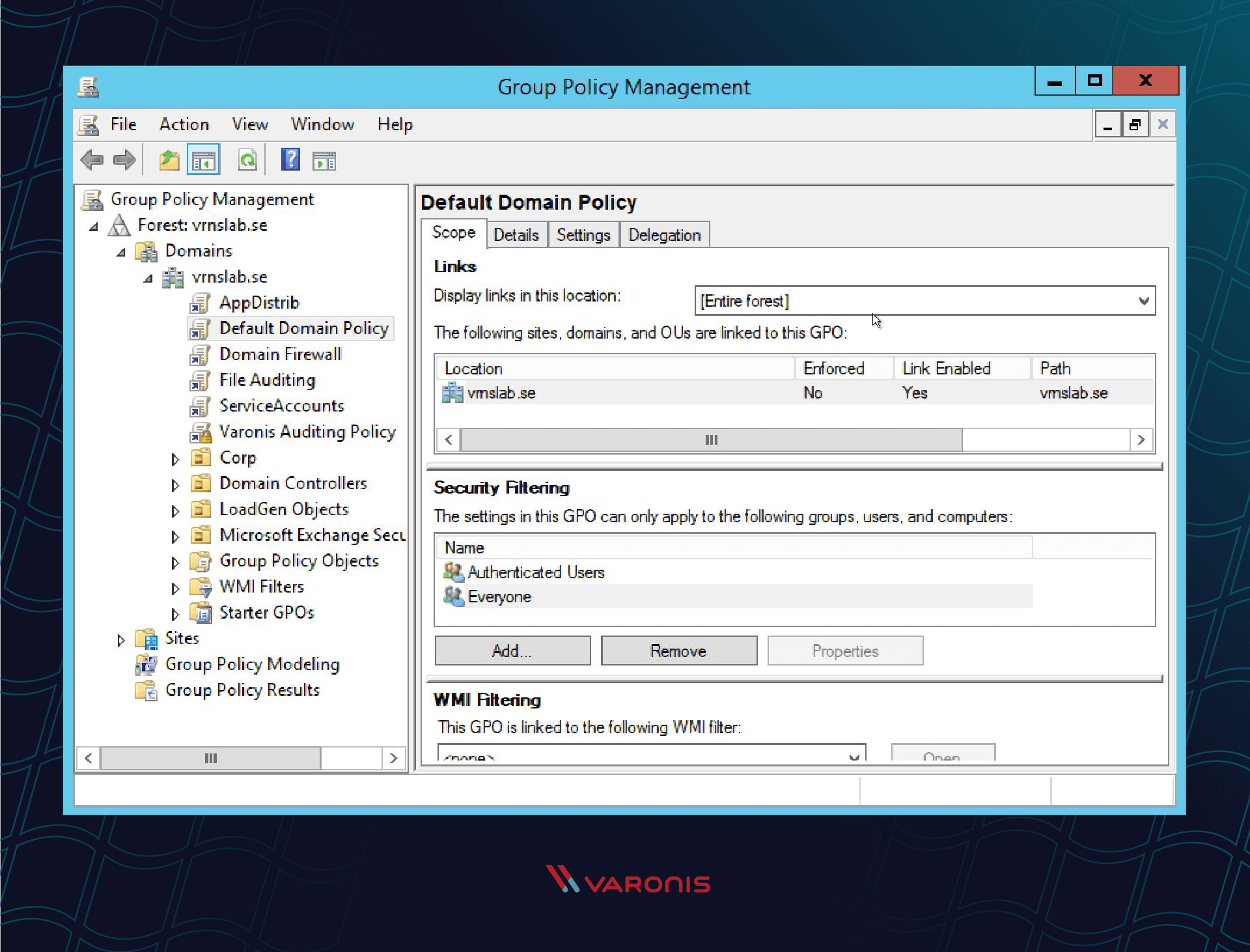 window screenshot showing how to get to the group policy editor