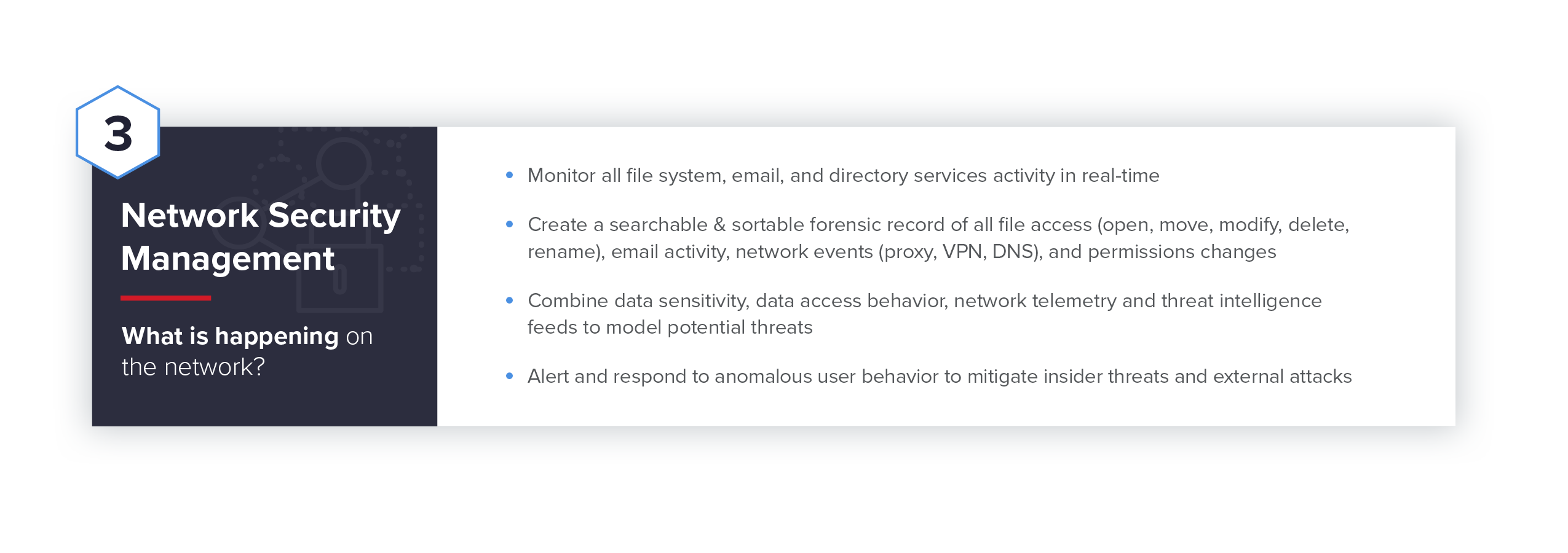 What is happening on the network?