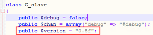 According to the following variable, it seems like the malware has multiple versions