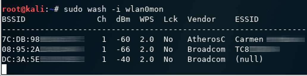 various versions of WPS enabled