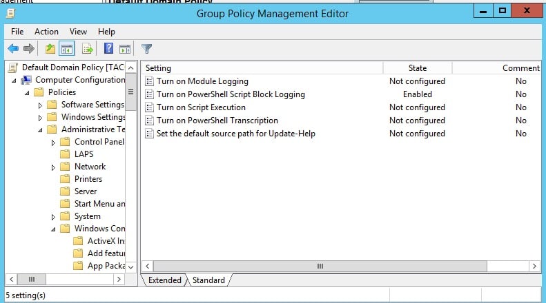 group policy management editor