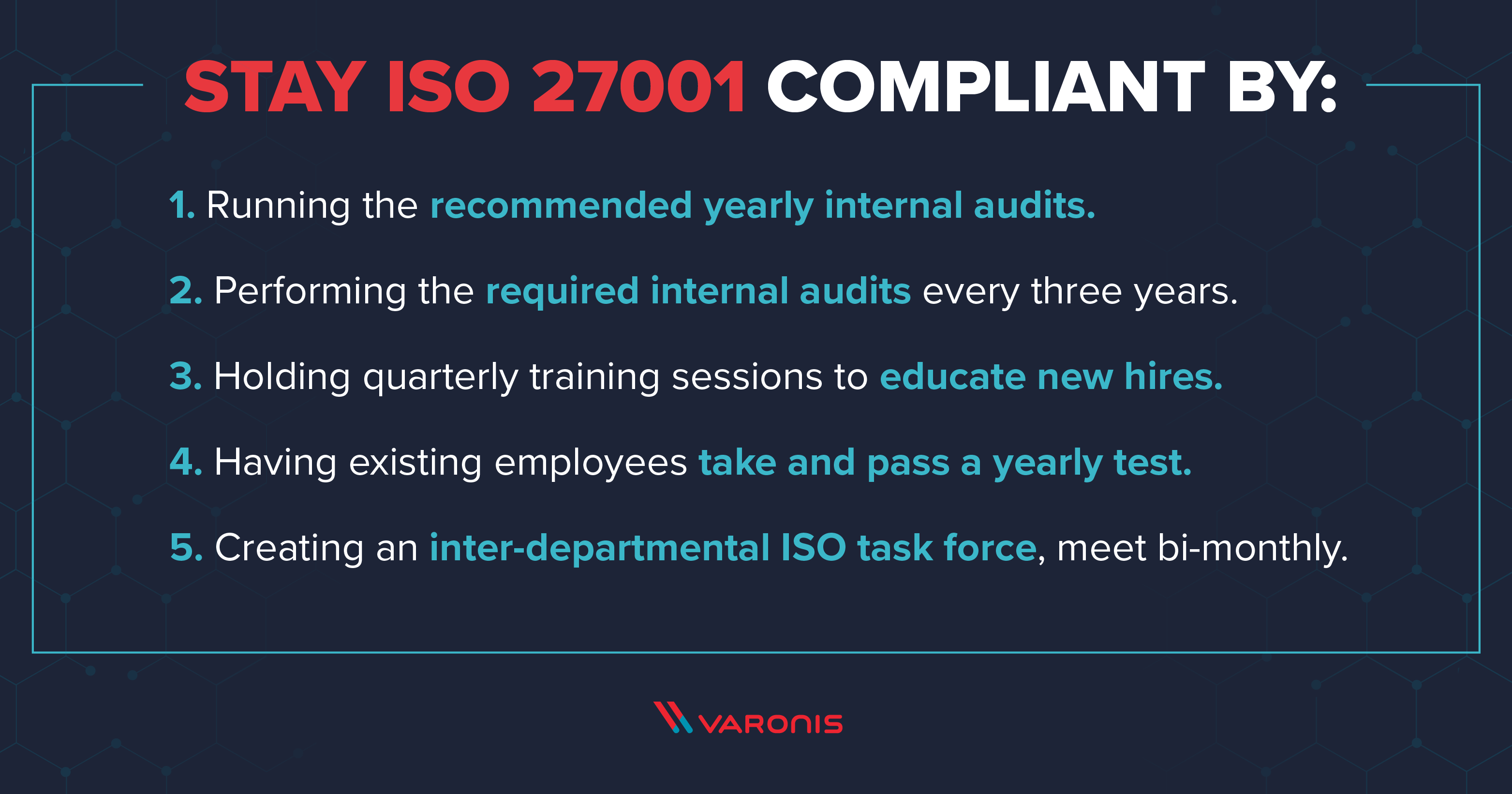 image of how to maintain ISO 27001 compliance