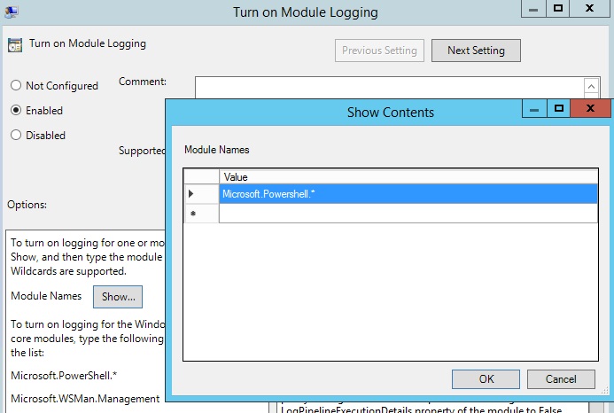 module loggin