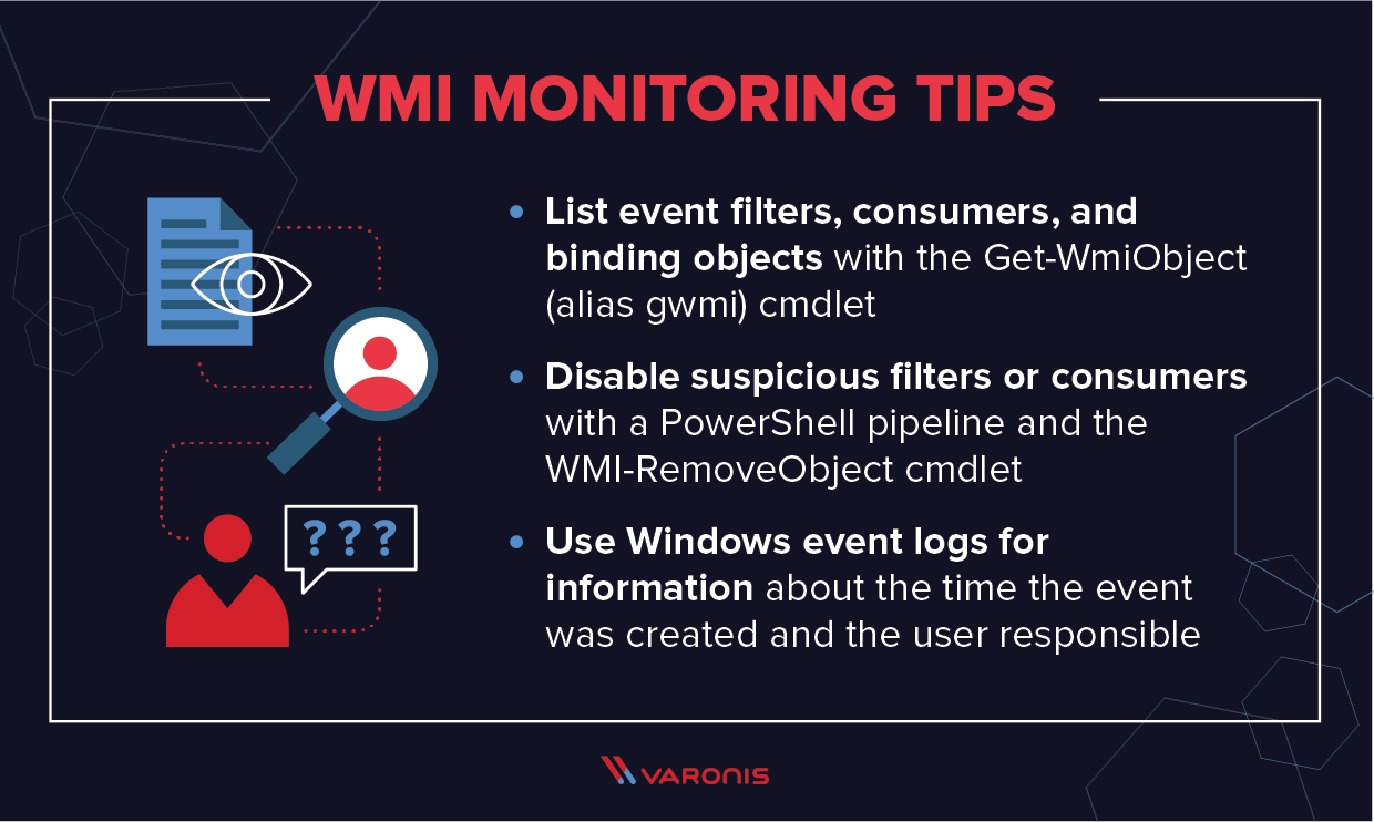 Windows management instrumentation monitoring tips