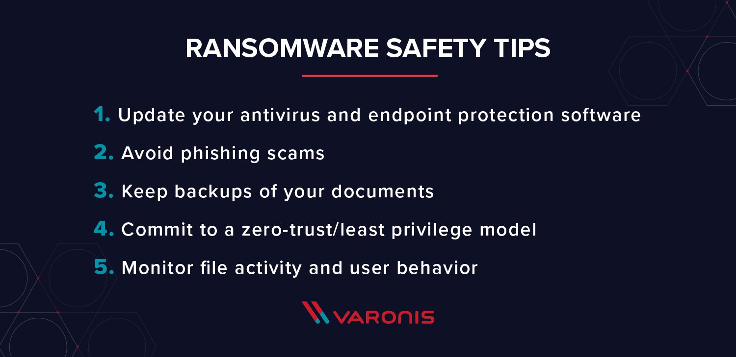 Ransomware safety tips