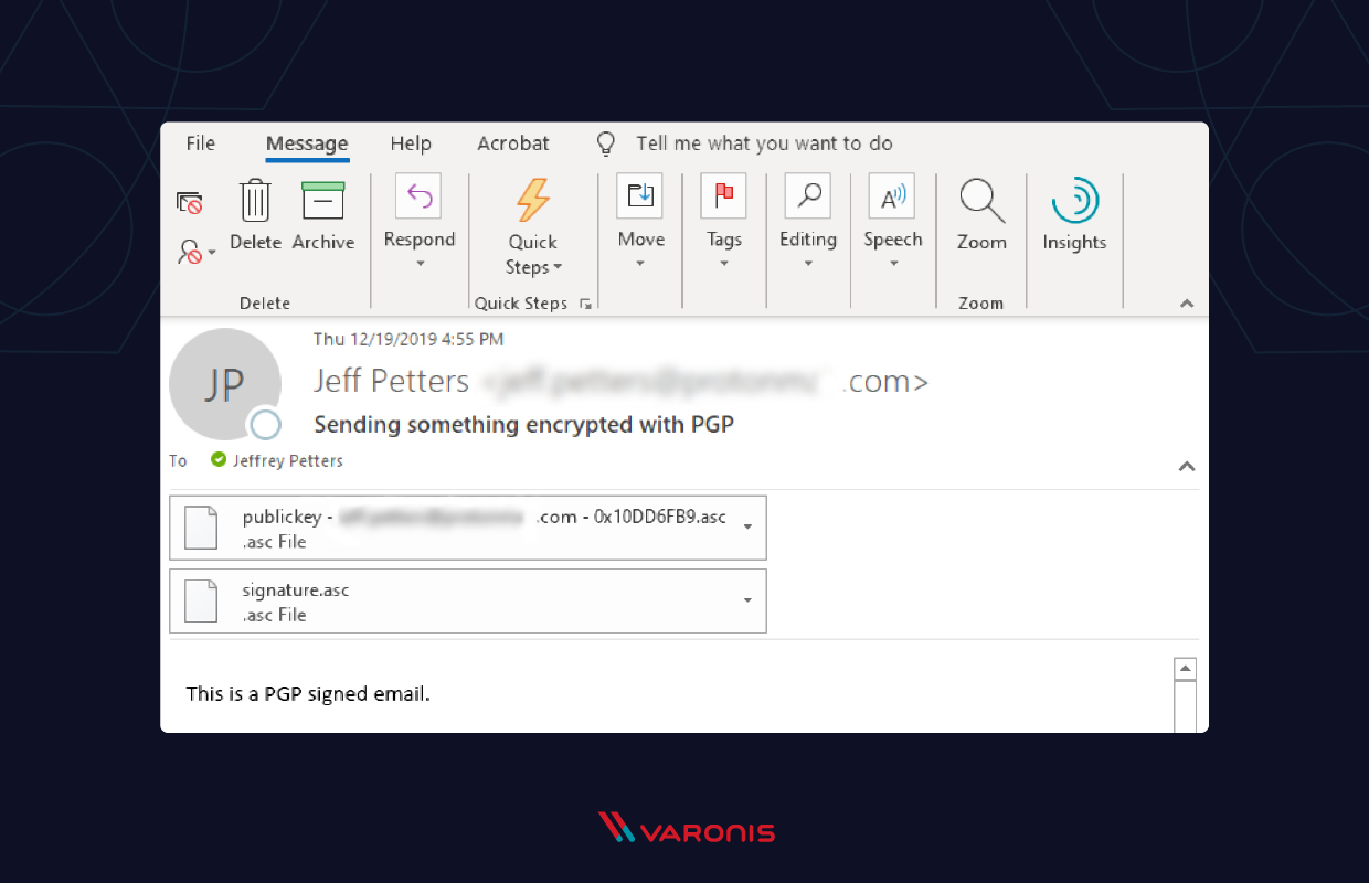 receiving pgp files screenshot of windows email