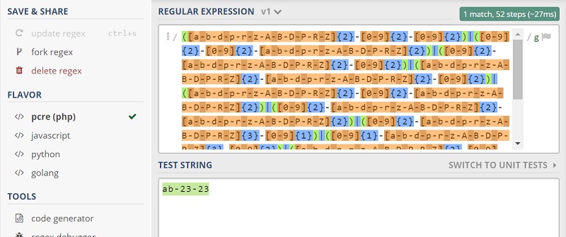 regex gdpr