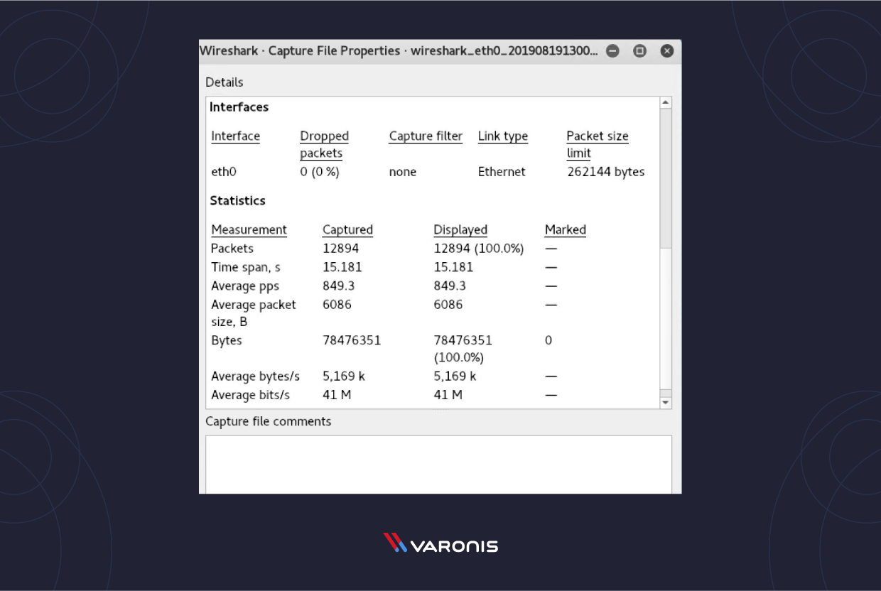 Propriedades dos filtros de captura no Wireshark - Imagem