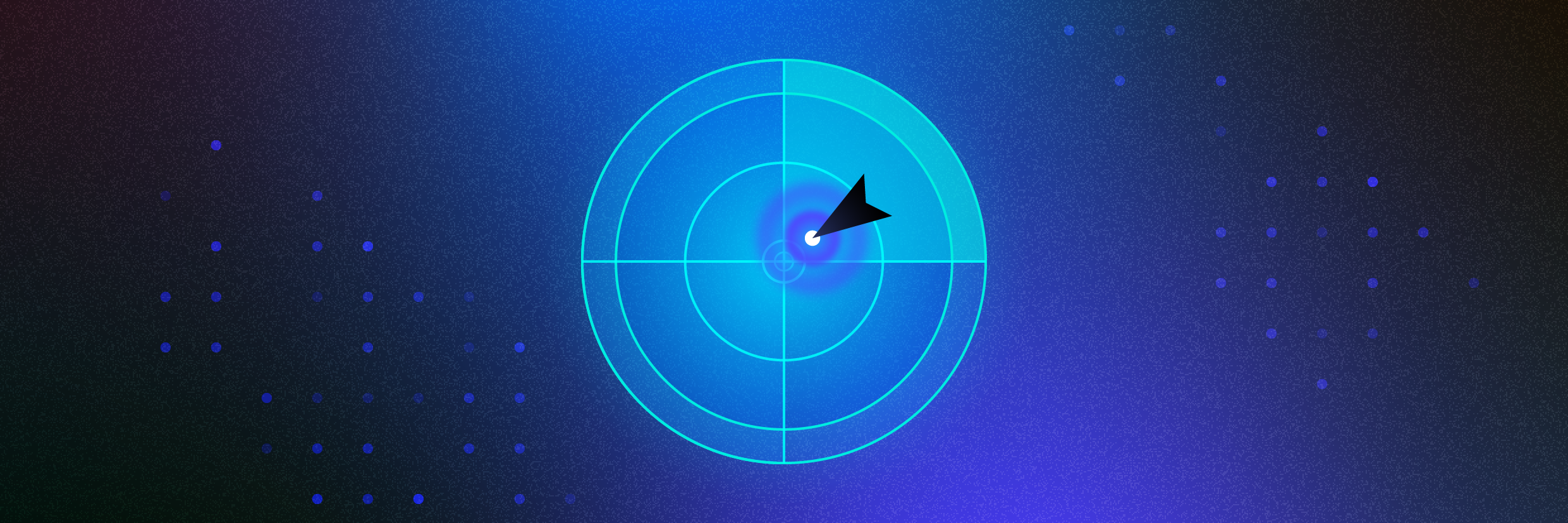 blue target graphic with cursor close to bullseye