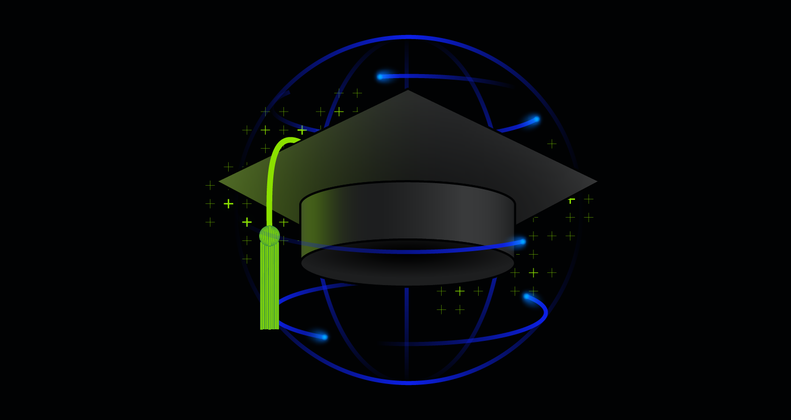 graduation cap for schools with Varonis branding, data security