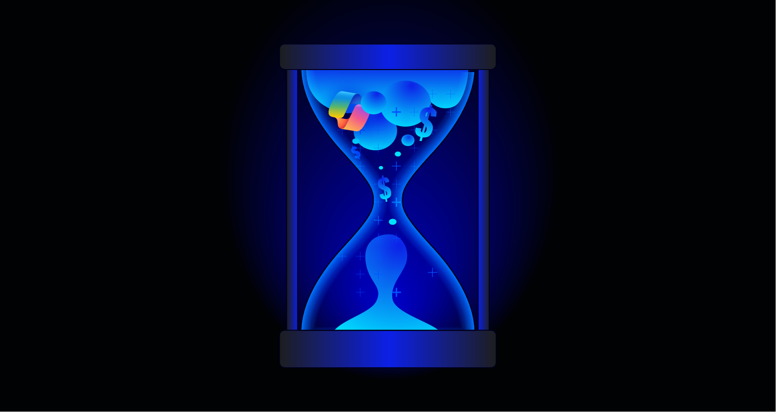 Hourglass with Copilot for Microsoft 365 logo