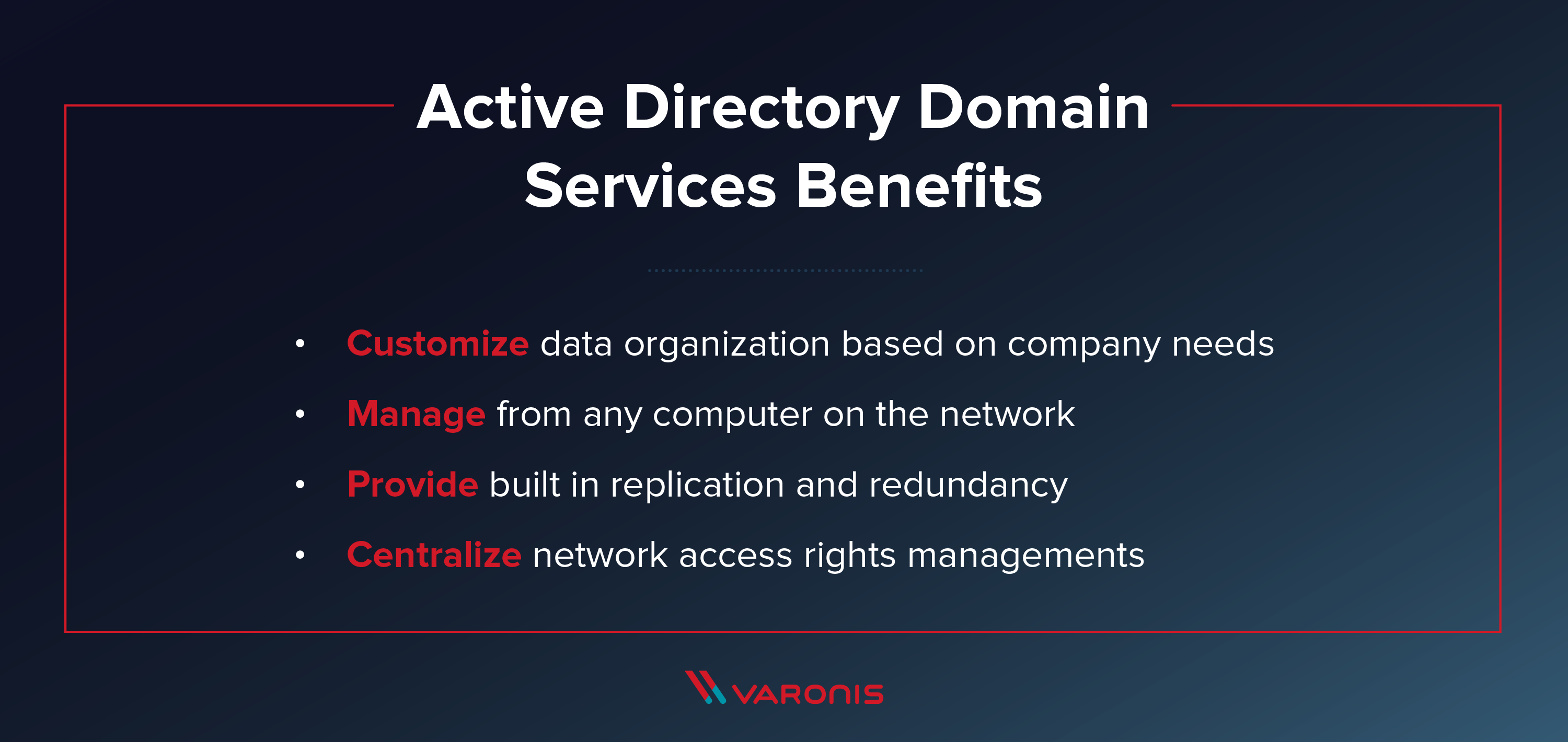active directory domain services benefits