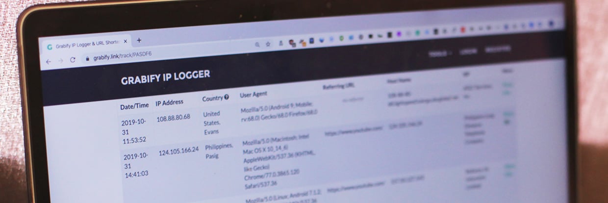 Grabify IP Logger & URL Shortener