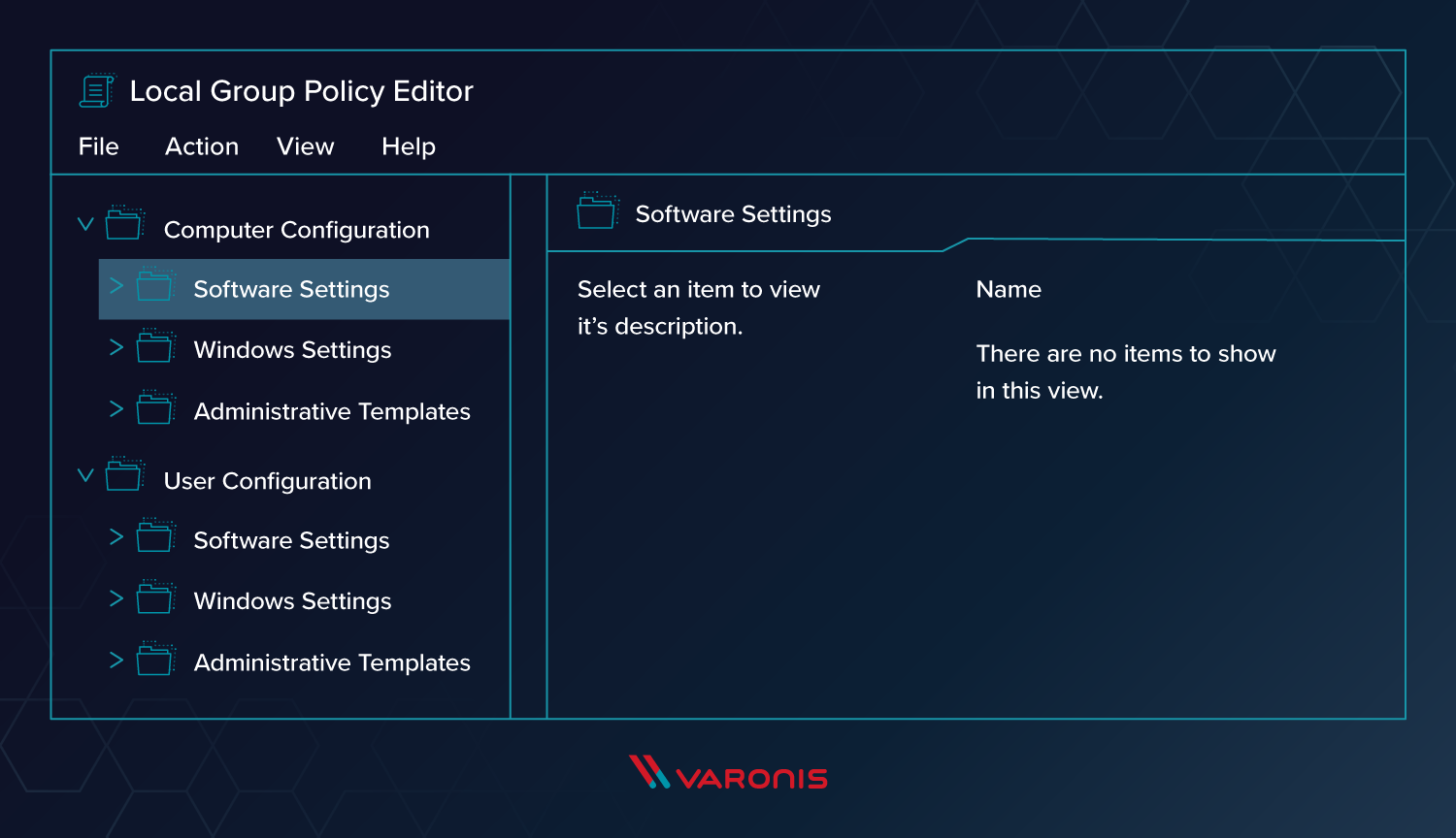 group policy editor software settings