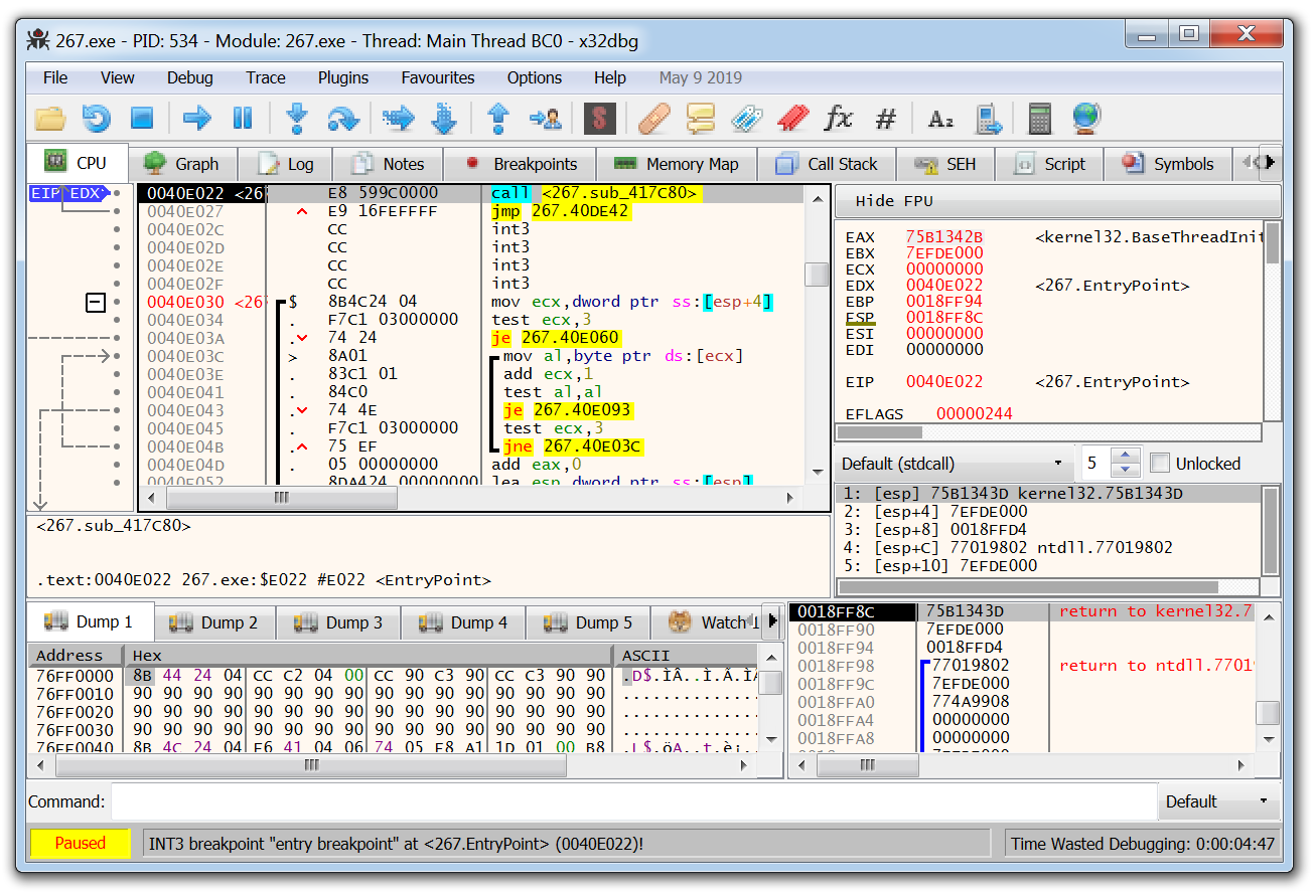 CheatEngine Debuger And x32dbg Problem